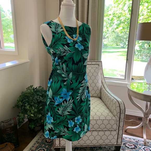 AB Studio Dresses & Skirts - Beautiful Tropical Floral Sheath Dress